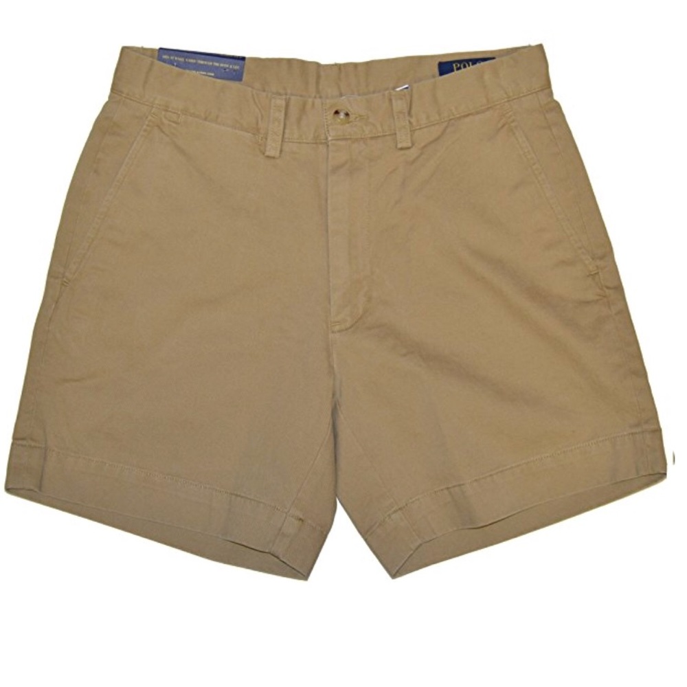 Ralph Lauren 6” Flat Front Classic Chino Shorts